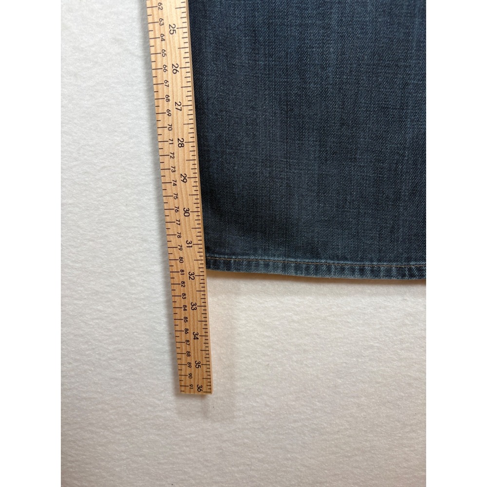 Lucky Brand 363 Vintage Straight Jeans Mens 35x32 Dark Wash Denim Blue - Picture 9 of 10